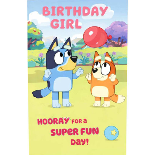 Picture of BLUEY BIRTHDAY GIRL CARD